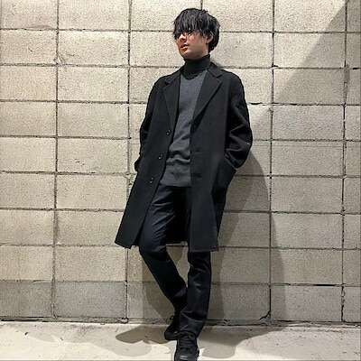 紳士 ウール混ダブルフェイスチェスターコート | 無印良品